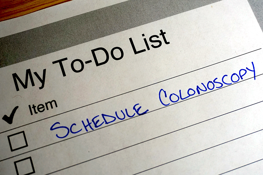 Schedule Conolonsocopy on To-Do list